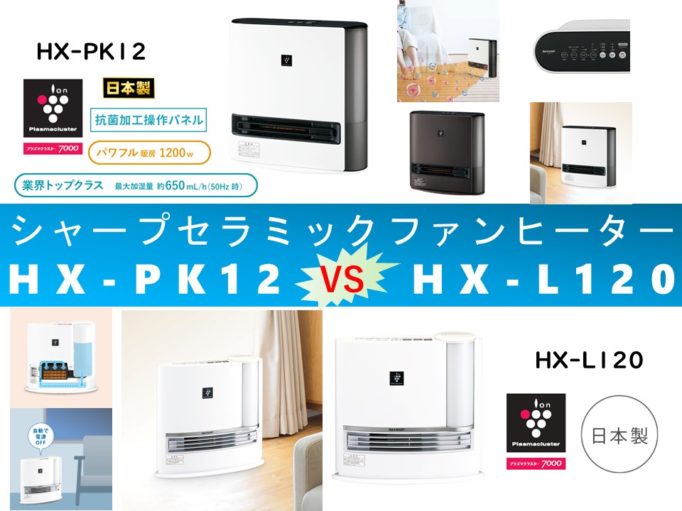 プラズマクラスター電気暖房機　HX-PK12冷暖房/空調